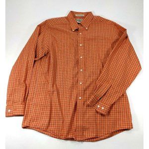 Mens LL Bean Button Down Shirt Sz Large Reg Large